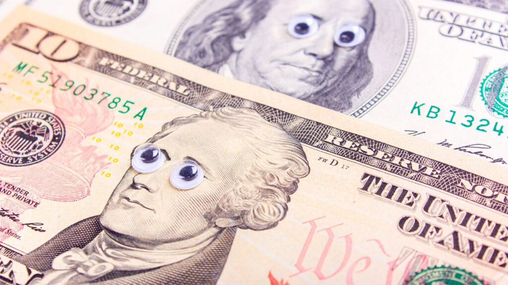 money with googly eyes illustrates how important it can be to have an eye-catching video thumbnail