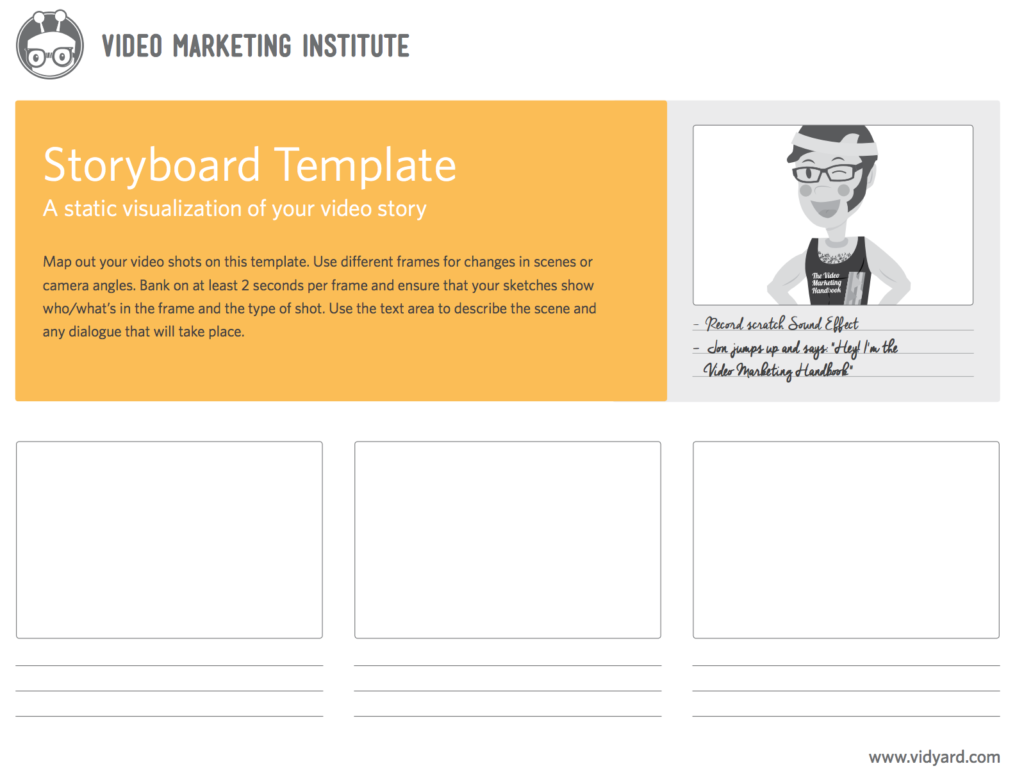 Vidyard Storyboarding Guide Page 1