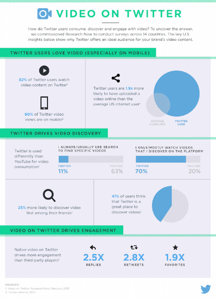 Twitter video infographic