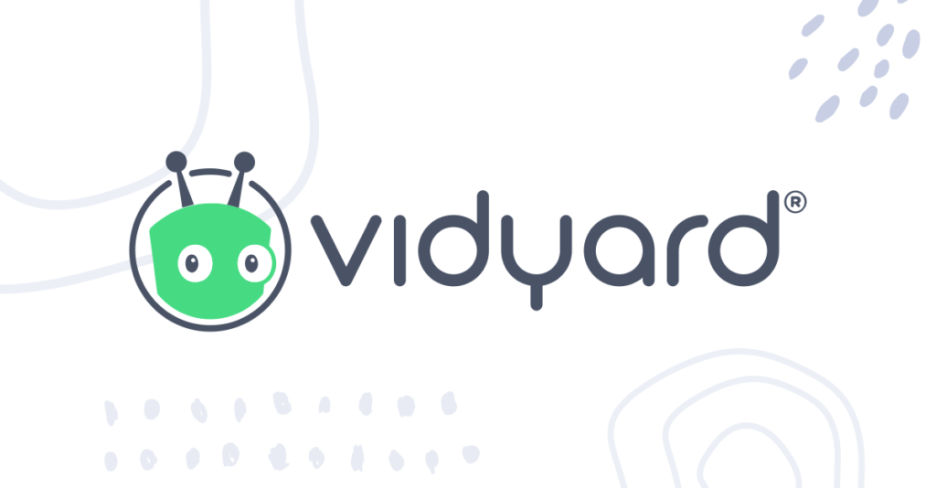 Vidyard press release header / Vidyard logo